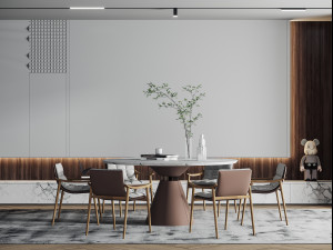 modern restaurant Modèle 3D