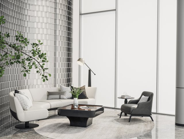 modern sofa 3D-Modell .c4d .max .obj .3ds .fbx .stl .blend 