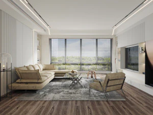 sala de estar moderna Modelo 3D