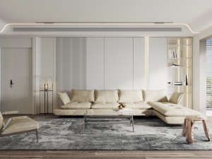 modern living room 3D मॉडल