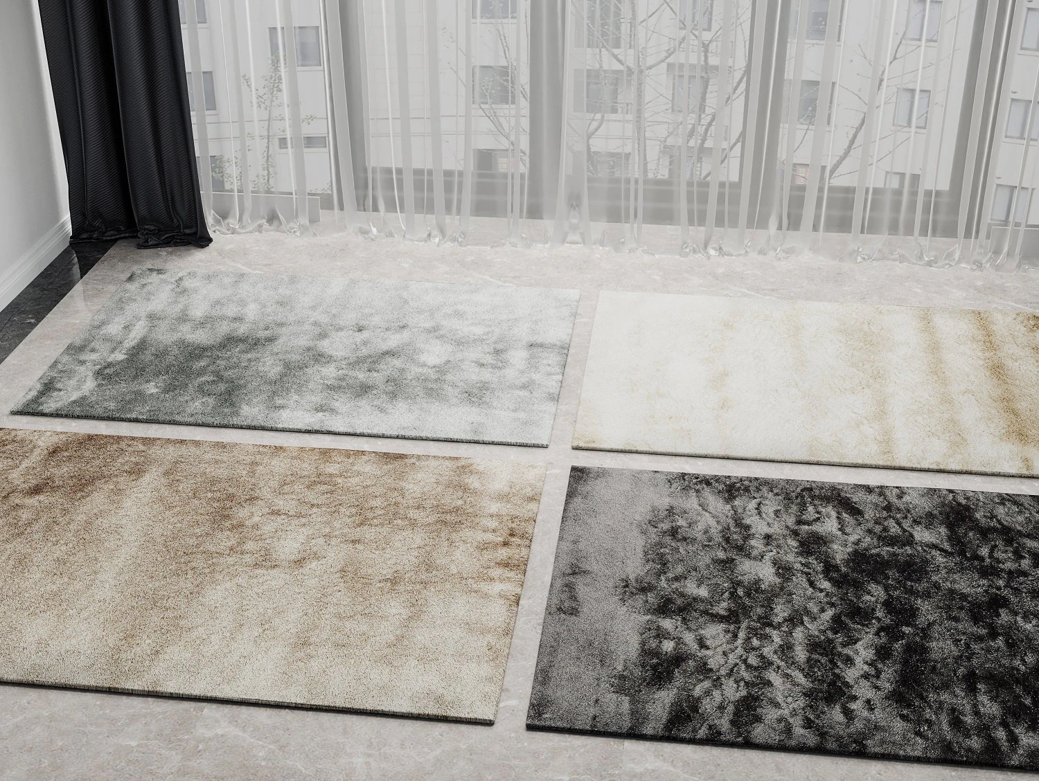 modern carpet 3D Model .c4d .max .obj .3ds .fbx .stl .blend 