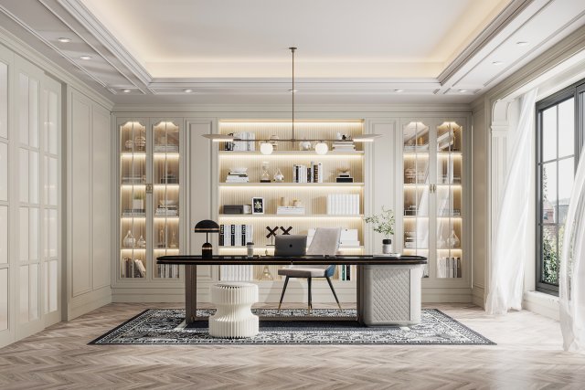american office Modèle 3D .c4d .max .obj .3ds .fbx .stl .blend 