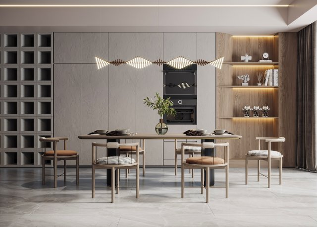modern restaurant 3D-Modell .c4d .max .obj .3ds .fbx .stl .blend 