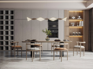 modern restaurant 3D 모델