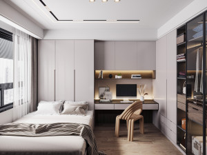 modern bedroom 3D मॉडल