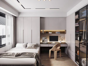 モダンな寝室 3Dモデル