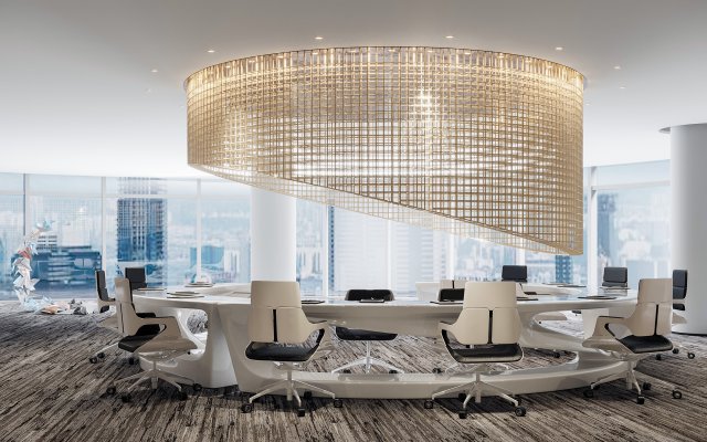modern conference room Modèle 3D .c4d .max .obj .3ds .fbx .stl .blend 