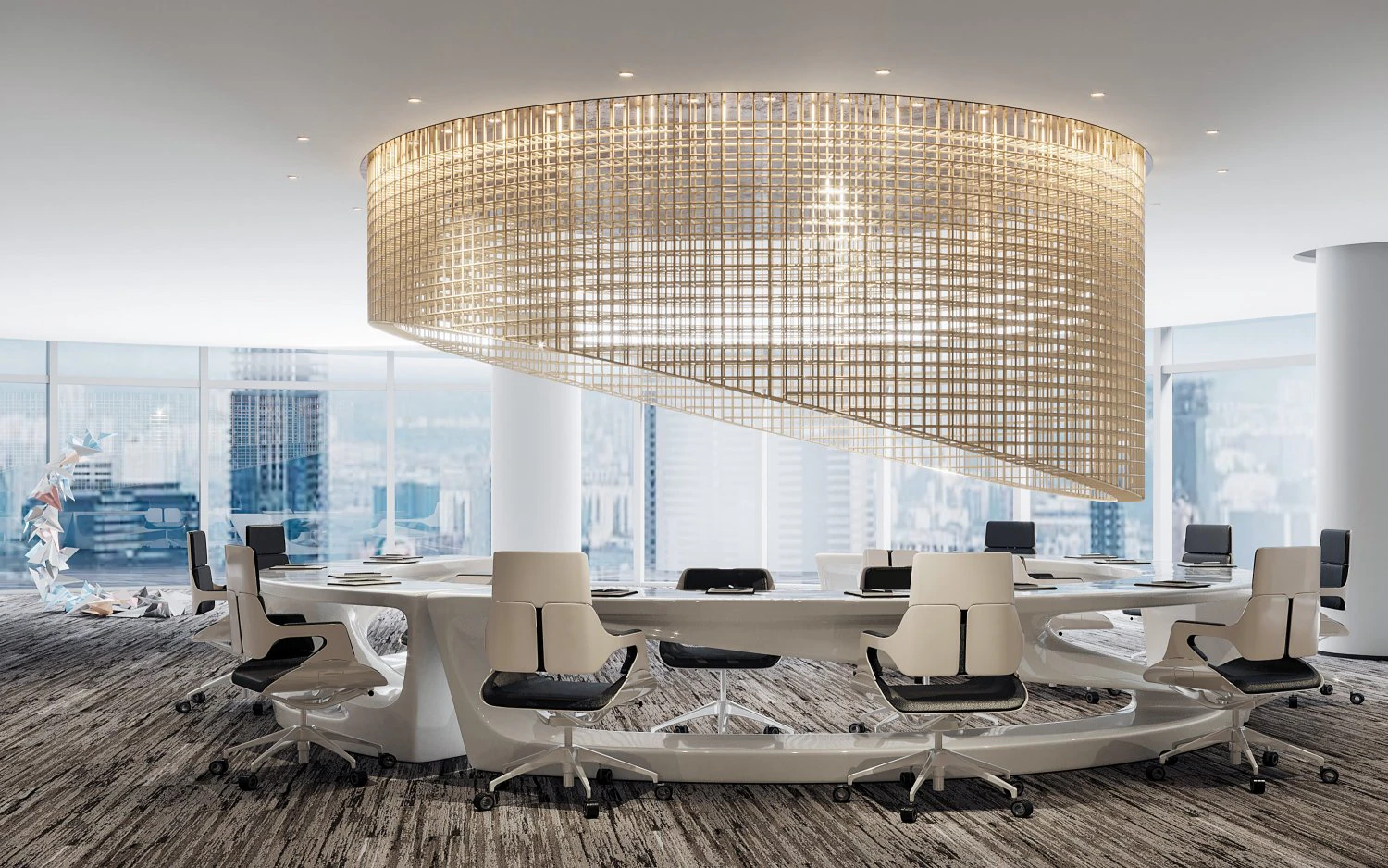 modern conference room 3D Model .c4d .max .obj .3ds .fbx .stl .blend 