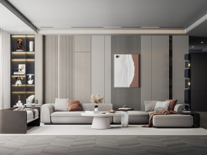 modern living room 3D Модель