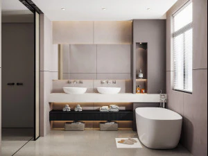 banheiro moderno Modelo 3D