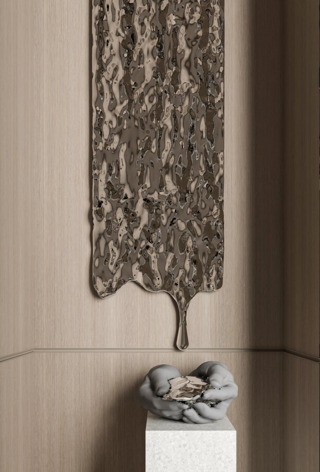 modern wall decoration 3D Model .c4d .max .obj .3ds .fbx .stl .blend 