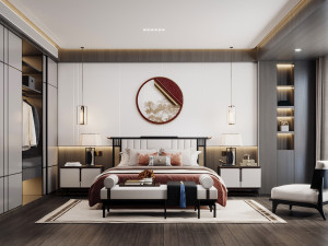 modern bedroom 3D Model