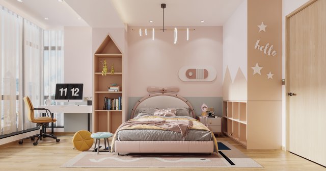 modern bedroom 3Dモデル .c4d .max .obj .3ds .fbx .stl .blend 