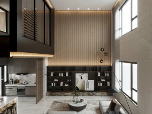 Modern living room 3D Model