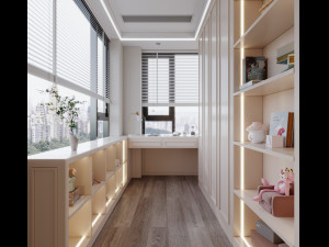 Modern cloakroom Modello 3D