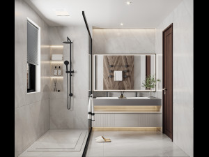 Modern bathroom Modèle 3D
