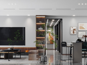 Modern living room 3D Model