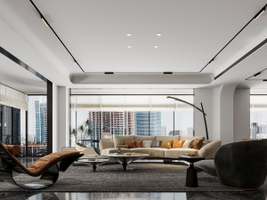 Modern living room 3Dモデル