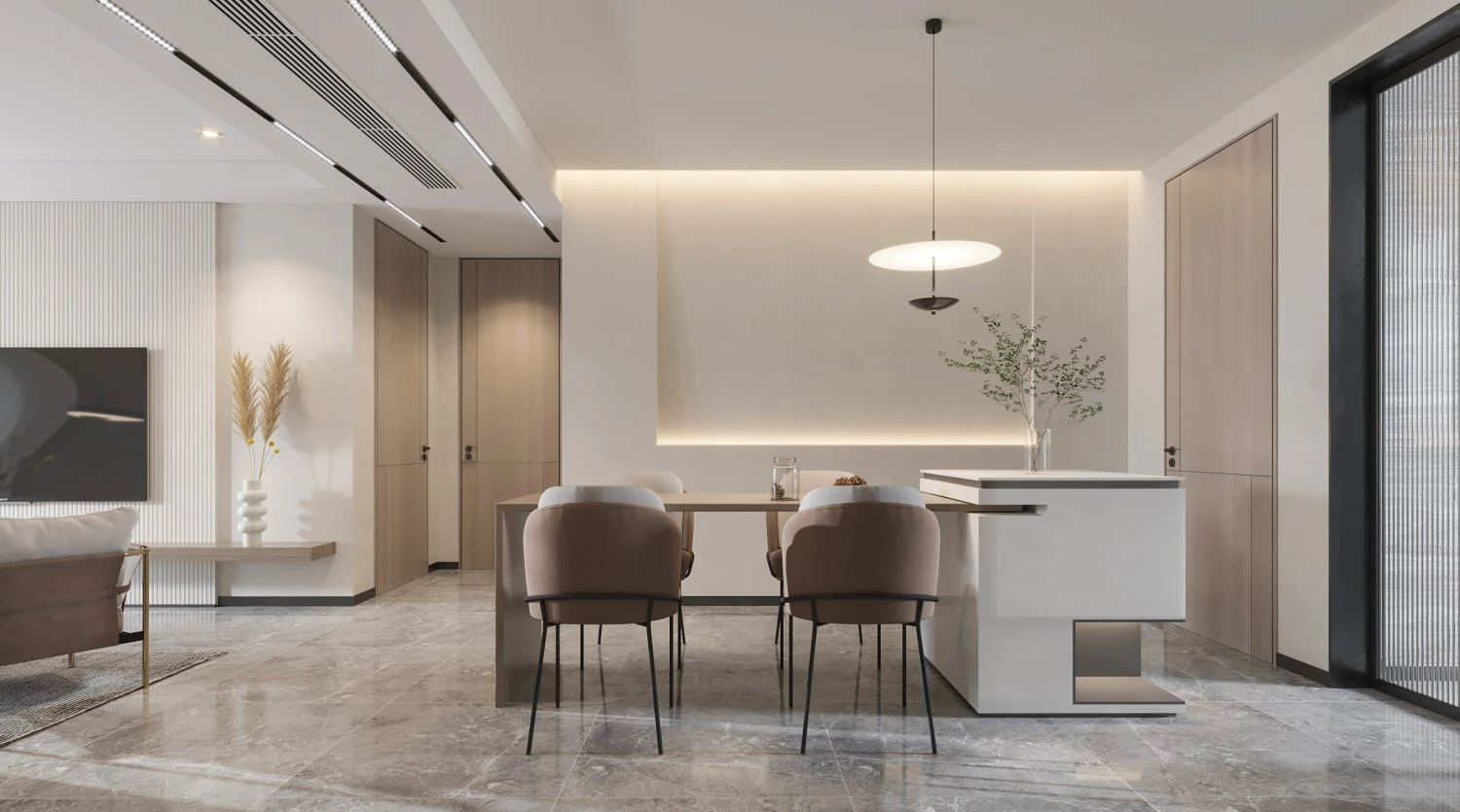 Modern restaurant 3D Model .c4d .max .obj .3ds .fbx .stl .blend 