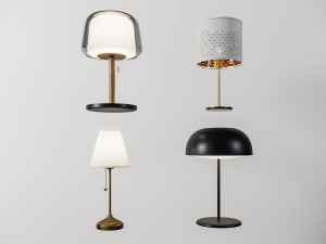 Modern table lamp 3D Model