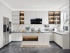 Cucina moderna Modello 3D