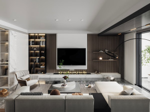 Modern living room 3Dモデル
