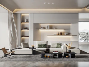 sala de estar moderna Modelo 3D