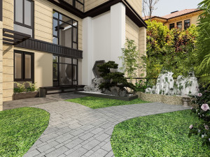 Modern balcony 3D-Modell