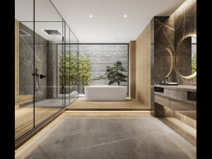 Modern bathroom 3D Model