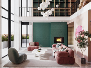 Modern living room 3D Модель