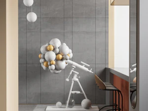 Scultura moderna Modello 3D