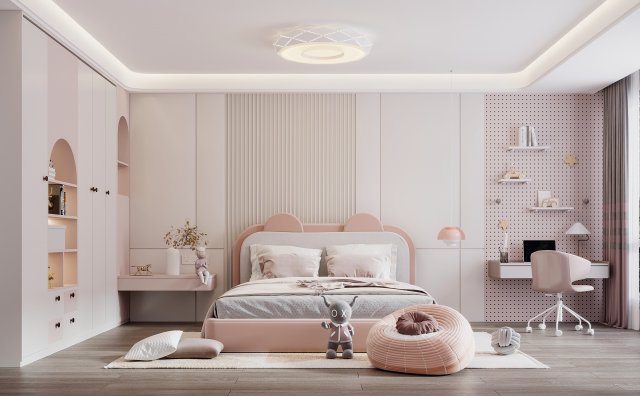 Modern children room 3Dモデル .c4d .max .obj .3ds .fbx .stl .blend 