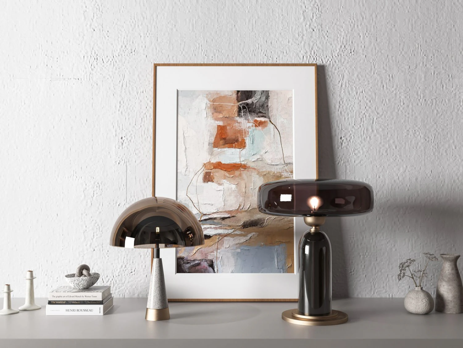 Modern table lamp 3D Model .c4d .max .obj .3ds .fbx .stl .blend 