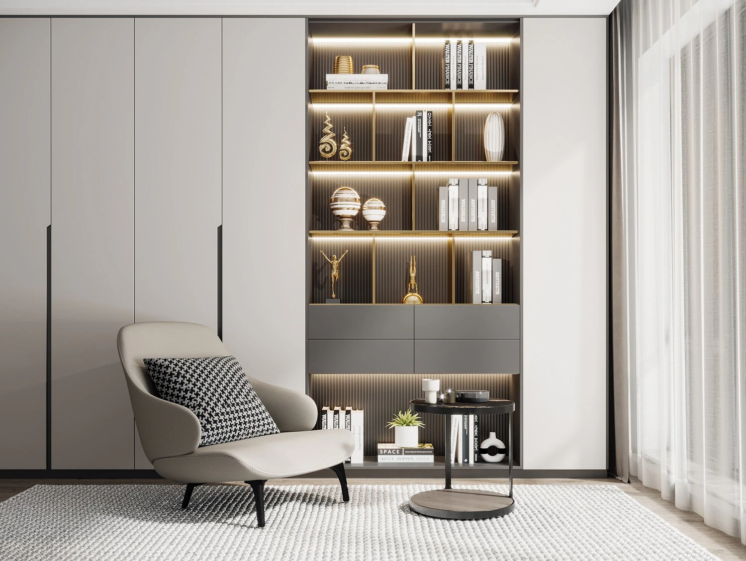 Modern chair 3D Model .c4d .max .obj .3ds .fbx .stl .blend 