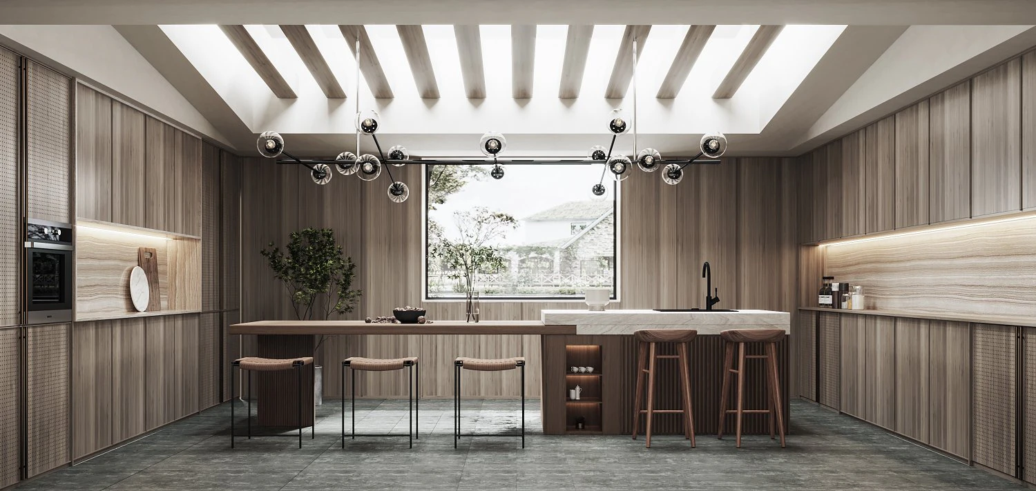 Modern restaurant 3D Model .c4d .max .obj .3ds .fbx .stl .blend