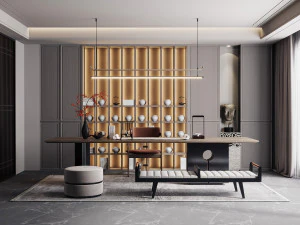 현대적인 사무실 3D 모델