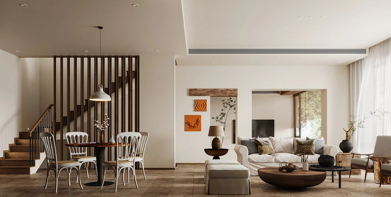 Modern living room 3D Model .c4d .max .obj .3ds .fbx .stl .blend 