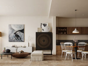 Modern living room 3D Model