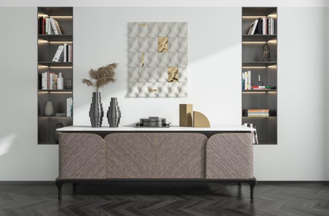 Modern cabinet 3D Модель .c4d .max .obj .3ds .fbx .stl .blend 