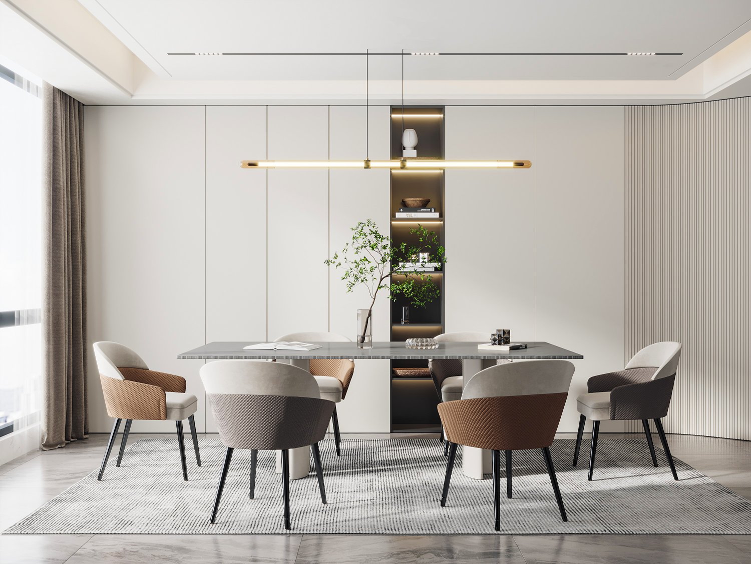 Modern restaurant 3D Model in Dining Room 3DExport