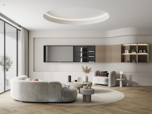 Modern living room 3D Model