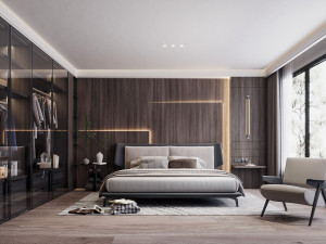 Modern bedroom 3D Model