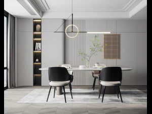 현대적인 레스토랑 3D 모델