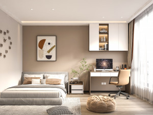 Modern bedroom Modelo 3D