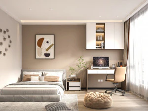 Quarto moderno Modelo 3D
