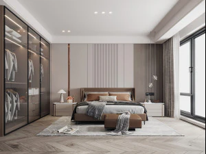 Camera da letto moderna Modello 3D