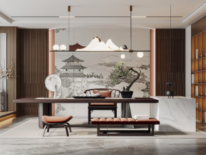 Modern office 3D 모델