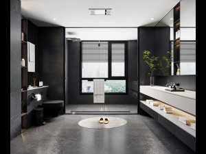Modern bathroom 3D Model