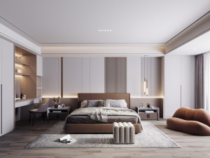 Modern bedroom 3D 모델