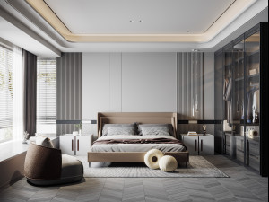 Modern bedroom Model 3D